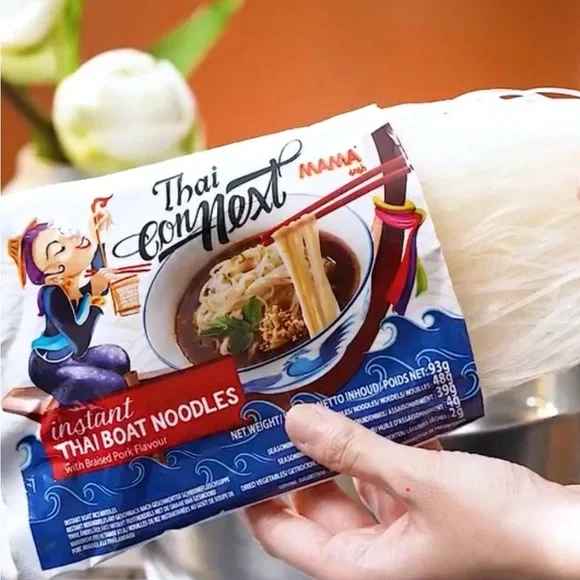 Box of MAMA -Thai Connext-Instant Thai Boat Noodles w/base pork flavor - 20 pack